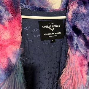 Spirithoods cotton candy robe